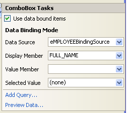Combobox - Firebird data source