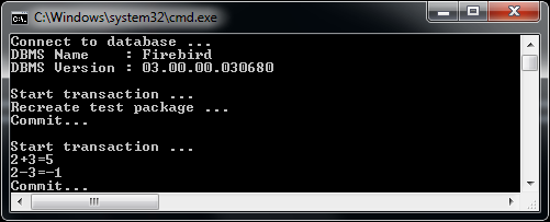 Output of sample.